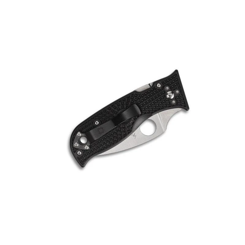 Couteau Spyderco Lil' Temperance 3 Noir Lisse 2 Couteau Spyderco Lil' Temperance 3 Noir Lisse – Image 2