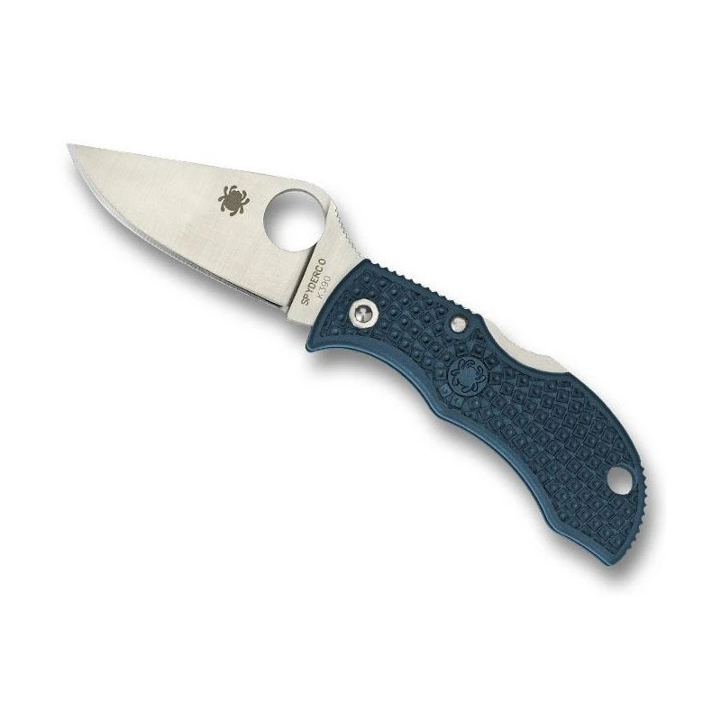 Couteau Spyderco Manbug Bleu K390 1 Couteau Spyderco Manbug Bleu K390