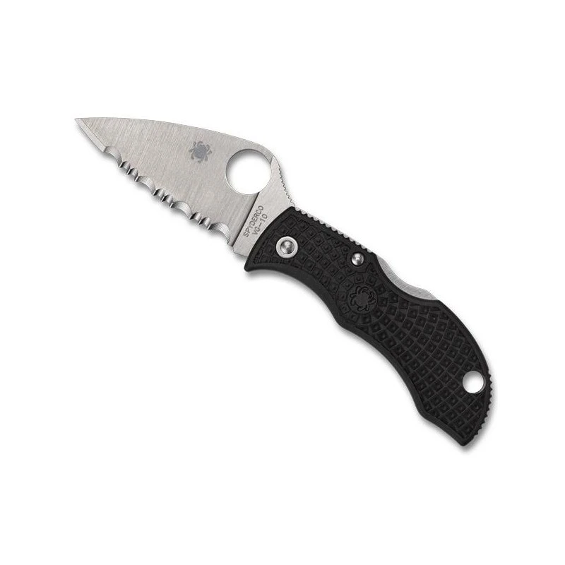 Couteau Spyderco Manbug Lightweight Leaf Noir 1 Couteau Spyderco Manbug Lightweight Leaf Noir