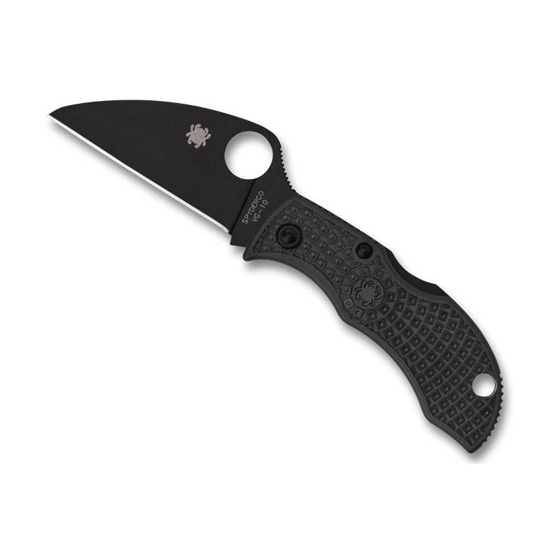Couteau Spyderco Manbug Wharncliffe Tout Noir 1 Couteau Spyderco Manbug Wharncliffe Tout Noir