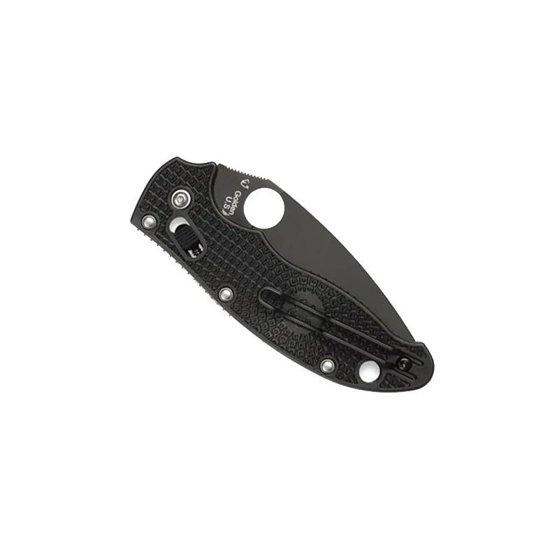 Couteau Spyderco Manix 2 C101PBBK2 Lame Noire 2 Couteau Spyderco Manix 2 C101PBBK2 Lame Noire – Image 2