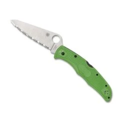 Couteau Spyderco Pacific Salt 2 Vert Lame à Dents