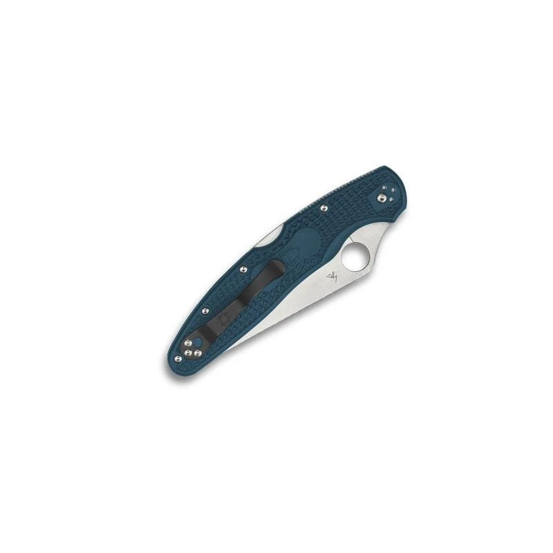 Couteau Spyderco Police 4 K390 Bleu 2 Couteau Spyderco Police 4 K390 Bleu – Image 2