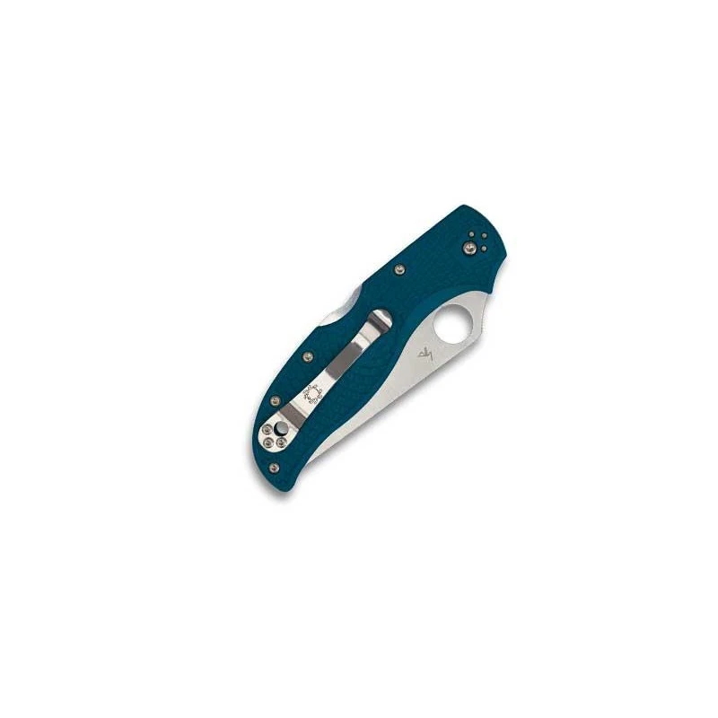 Couteau Spyderco Stretch 2 K390 Bleu 2 Couteau Spyderco Stretch 2 K390 Bleu – Image 2