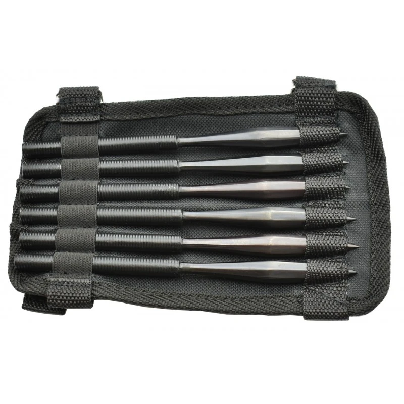 Lot De 6 Shurikens Forgés Paul Chen 2 Lot De 6 Shurikens Forgés Paul Chen – Image 2