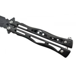 Max Knives P38B - Couteau Papillon Acier Inox Noir -Couteaux Soldes Magasin max knives p38b couteau papillon acier inox noir 3